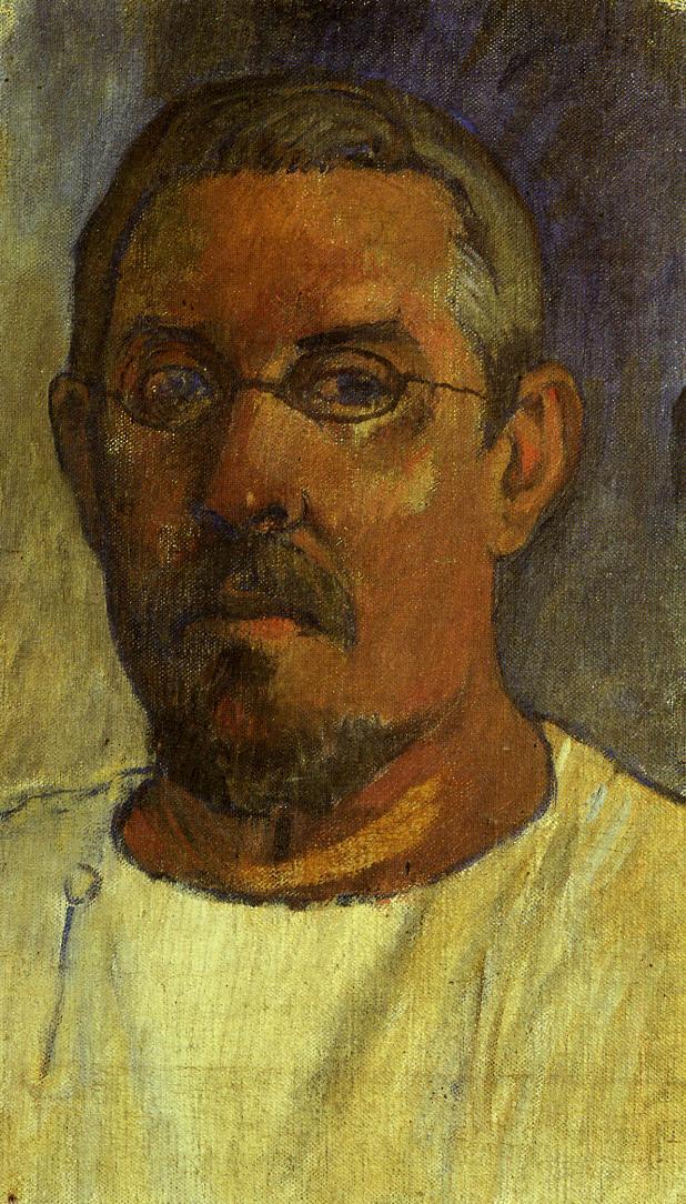 Self Portrait with Spectacles - Paul Gauguin Painting
